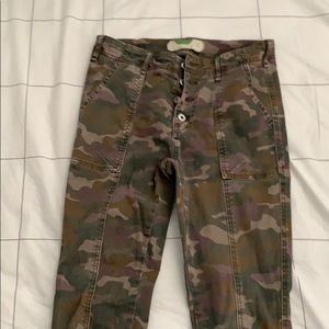 Anthropologie Camo Skinny Pant